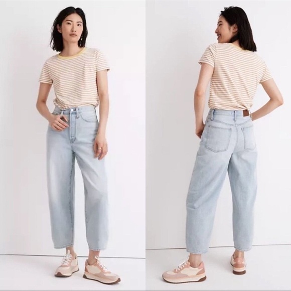 Madewell Denim - Madewell Balloon Jeans Fitzgerald Wash Button Fly
